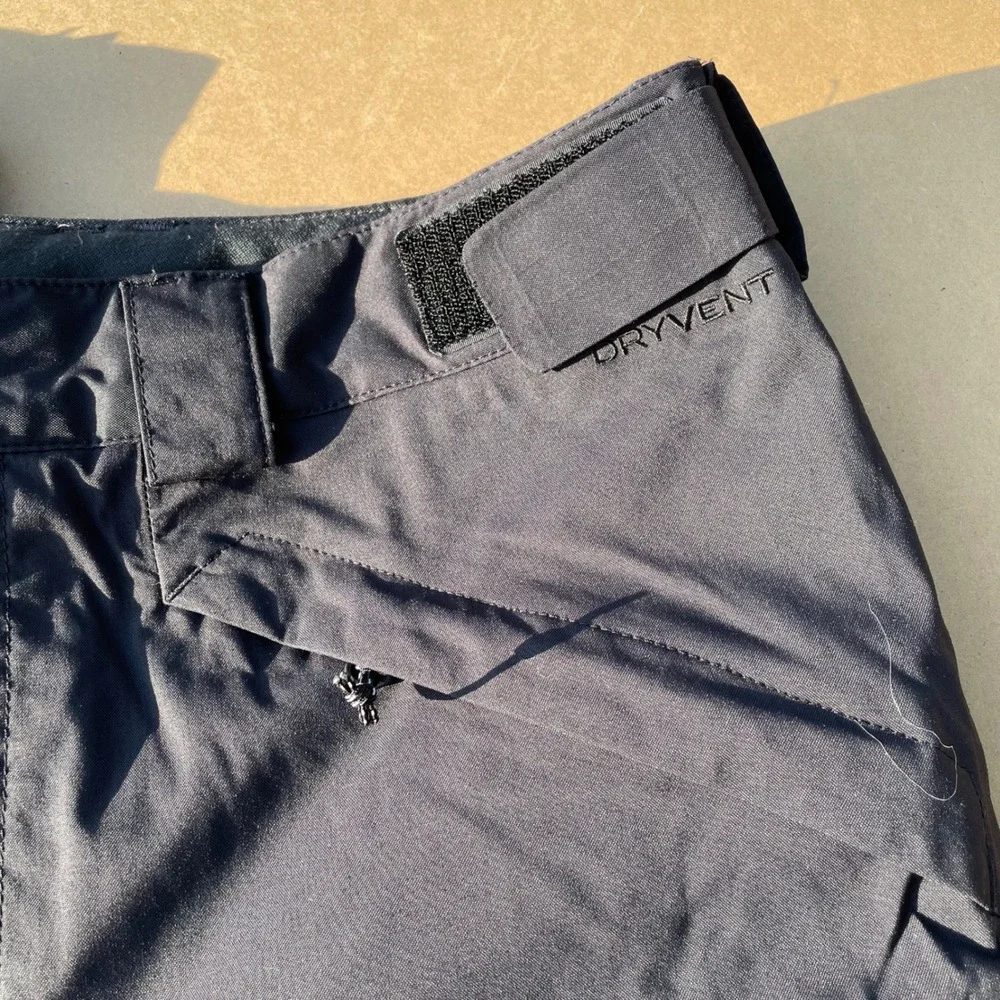 The North Face Snow Pants Mens L Black Pre-owned Excellent DryVent Ski Cargo
